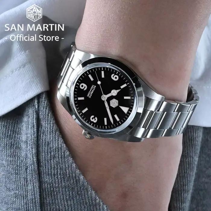 San Martin 36mm hommes montre explorer série mode luxe Couples Sport