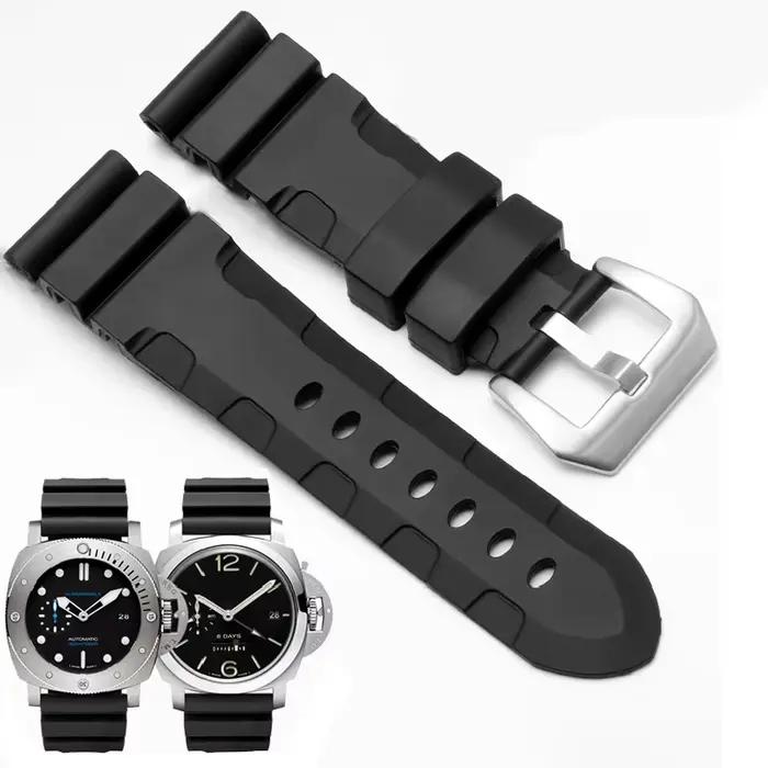 Bracelet de montre en caoutchouc de haute qualité