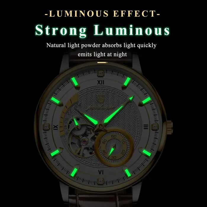 Montre automatique mécanique originale POEDAGAR pour homme