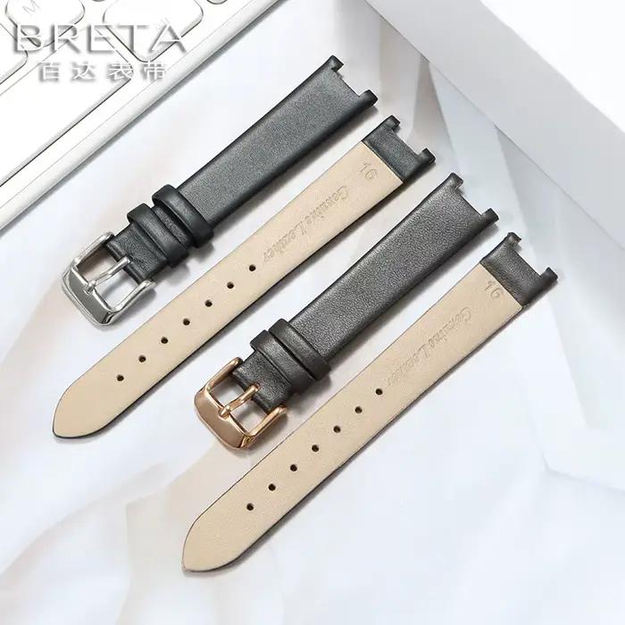 Bracelet en cuir cranté pour Gucci Watch GC Ya 141501 Ya Ya 141401 Ceinture de montre pour femme 12x4mm 14x4mm