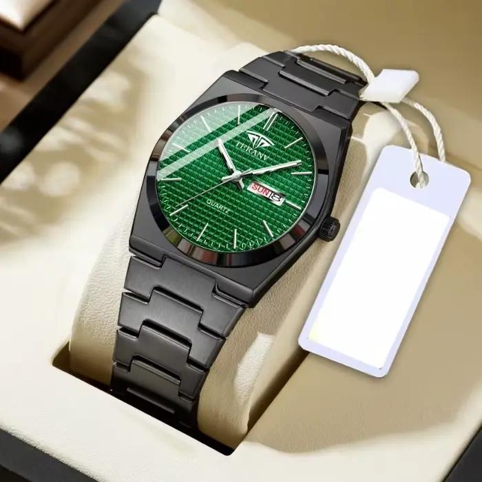 Montre pour homme, montre à quartz entièrement automatique
