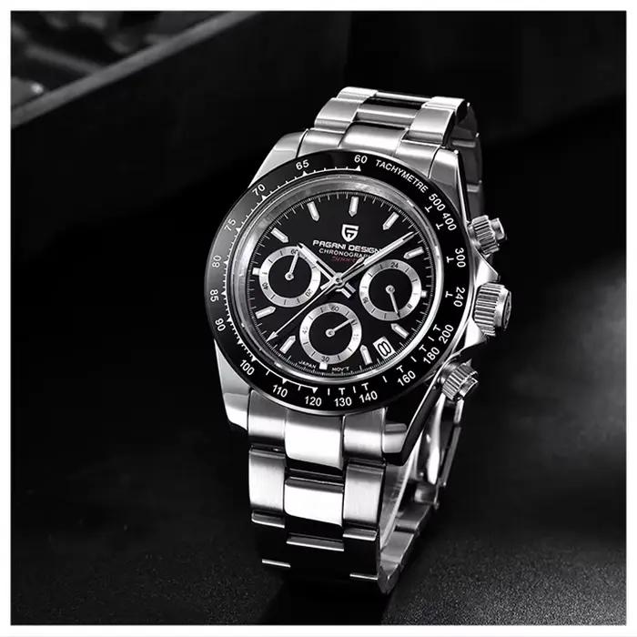 Nouvelle montre-bracelet de luxe à quartz PAGANI DESIGN Chronographe 2026 pour homme