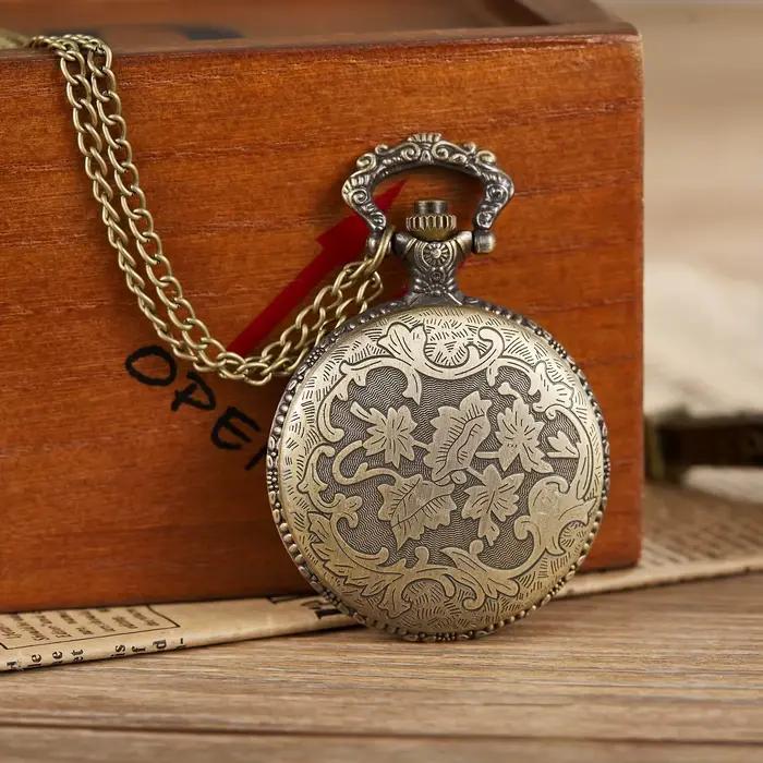 Montre de poche rétro classique pour hommes