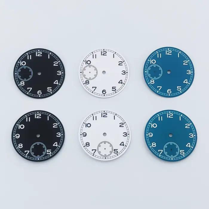 Cadran de montre Manbushijie 37 mm noir