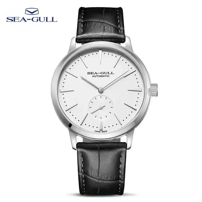 Montre Seagull 6075 mécanique pour homme élégante style business décontracté résistante à l'eau pour hommes occassions multiples