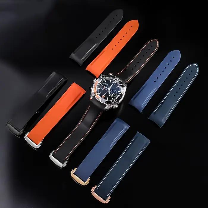 Bracelet de montre en caoutchouc et Silicone