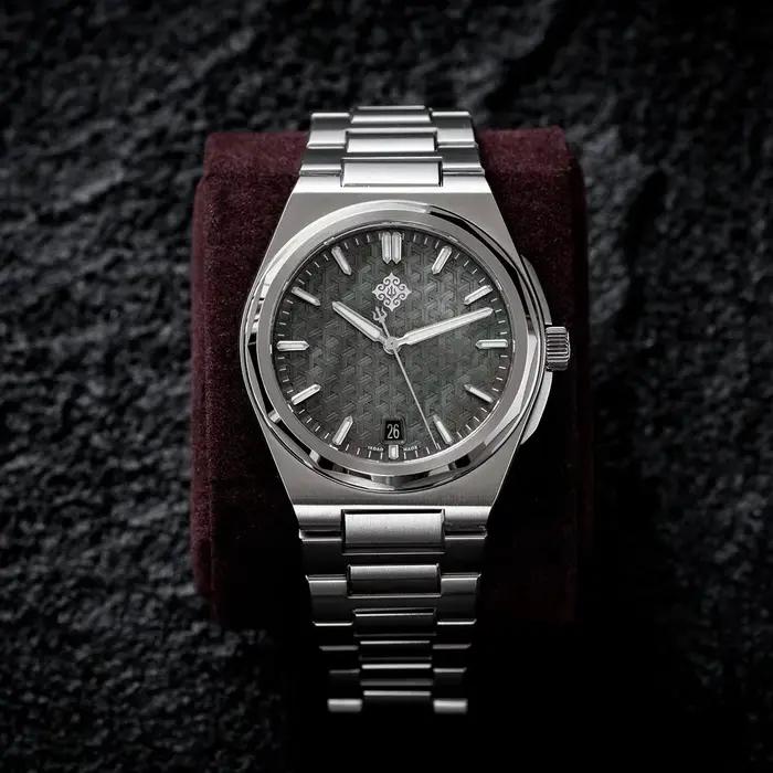 IX & DAO 2025 nouvelle montre mécanique automatique pour hommes Warrior 37mm mouvement Miyota 9015 saphir acier inoxydable étanche 10Bar BGW