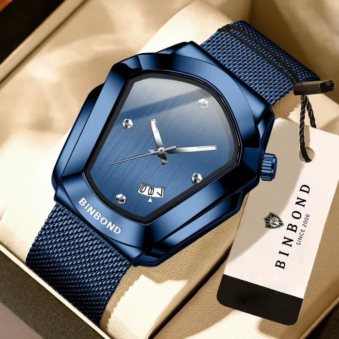 Montres à quartz BINBOND Iron Man originales pour hommes