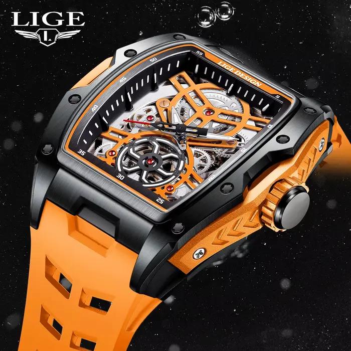 Montre mécanique automatique étanche pour homme