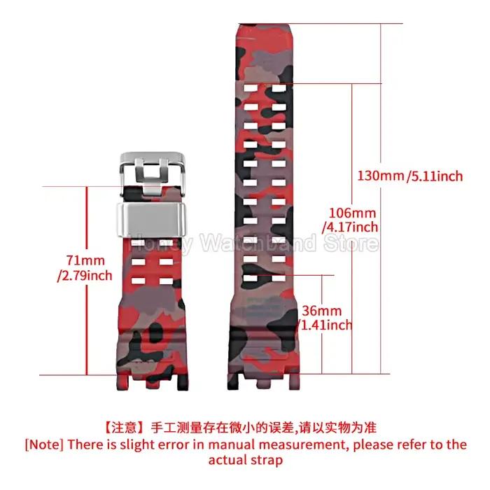 Pour Casio G-SHOCK Mudmaster II GWG - 2000 bracelet léger respirant résine