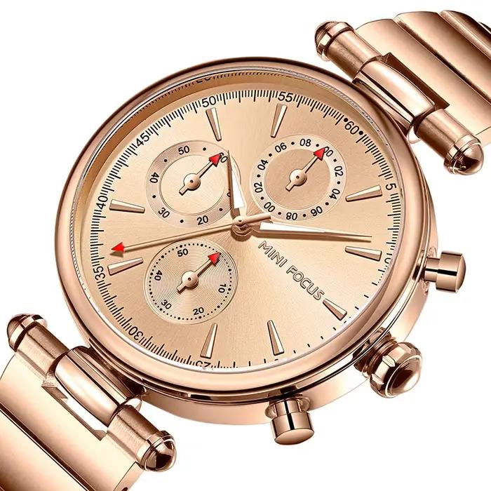 Mini Focus-Montre classique à quartz pour femme