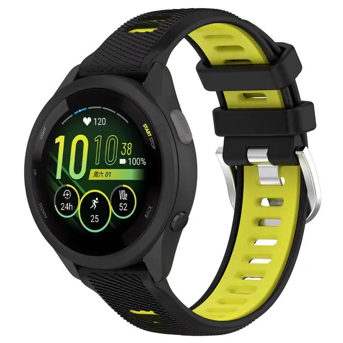 Bracelet de montre de remplacement 18 20 22mm pour Garmin Forerunner Venu Vivoactive divers couleurs ajustable élégant pour homme et femme occasions quotidiennes