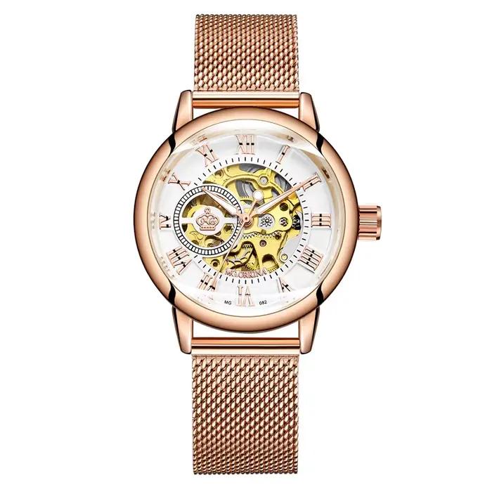 Montre Squelette Automatique MG.ORKINA Pour Femmes Occasions Spéciales Valentin Noël Nouvel An Cadeau Carnaval Festival