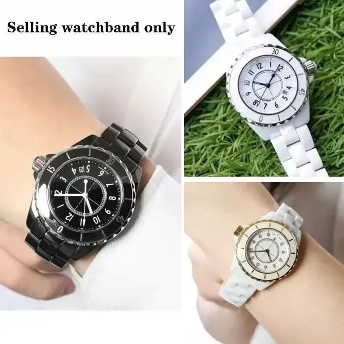 Bracelet de montre en céramique de qualité supérieure pour hommes et femmes