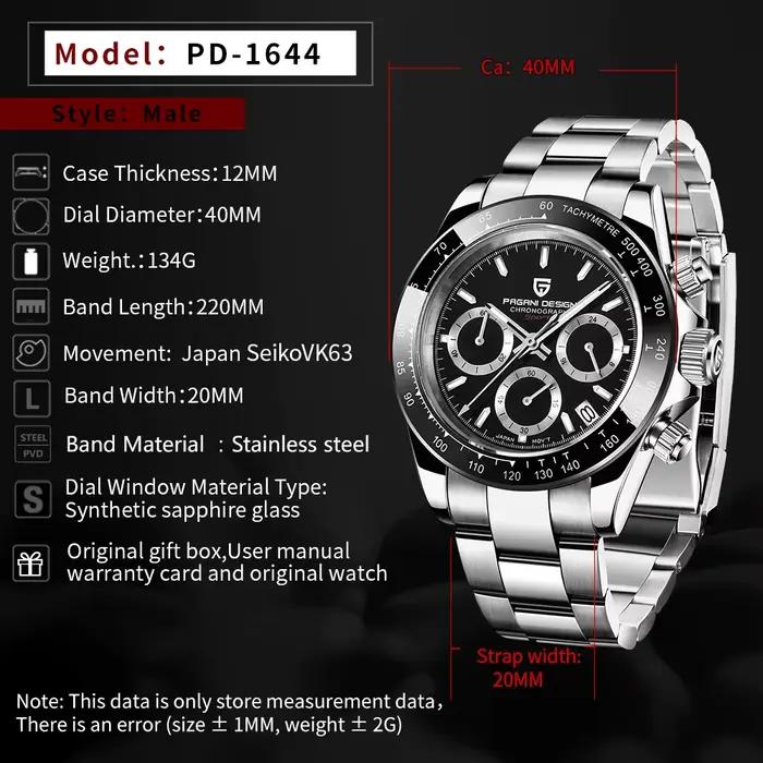Montre-bracelet à quartz pour homme