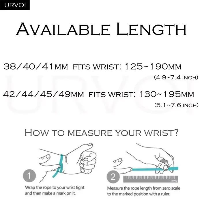 URVOI Ocean Band pour Apple Watch Ultra 3 2 bracelet série 11 10 9 8 SE3