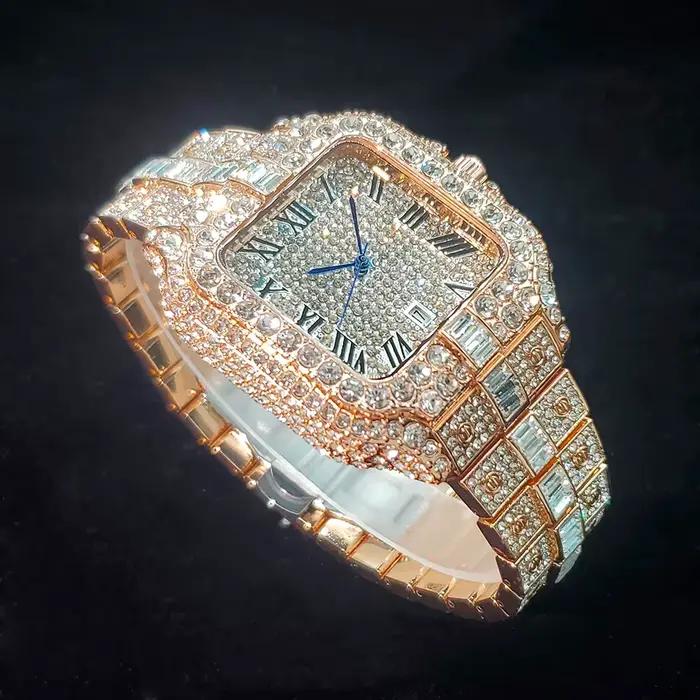 Montre Luxueuse en Or Rose pour Homme