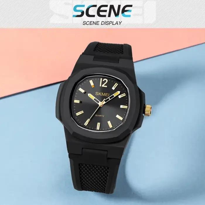 Montre à quartz étanche décontractée pour hommes et femmes