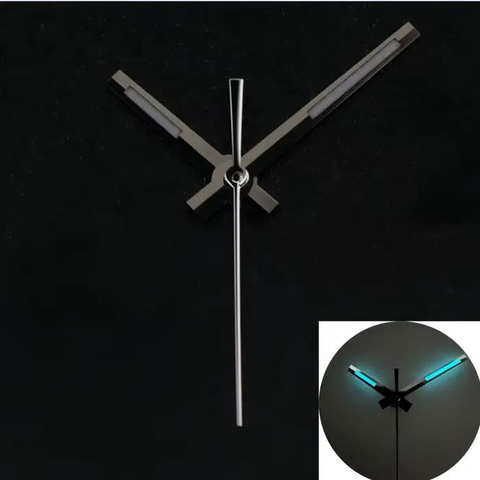Aiguilles de montre en argent poli de qualité supérieure