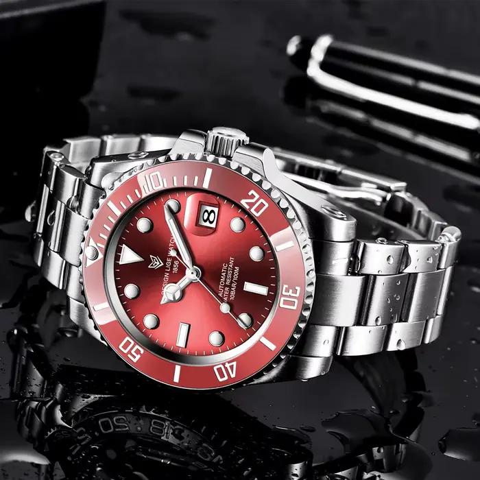 Montre mécanique à tourbillon pour homme