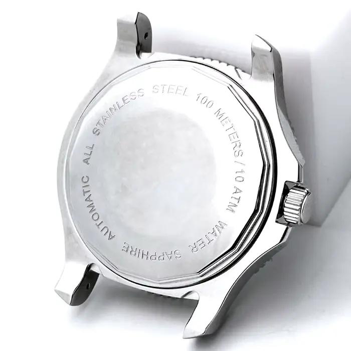 Boîtier de montre de plongée OTBROTHER en acier inoxydable 316L pour cadran 31-31.5mm résistant à 100mètres d'eau sans logo à offrir pour homme et femme occasions spéciales