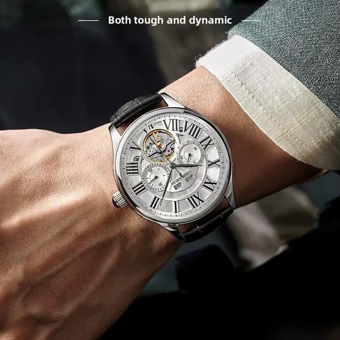 Montre mécanique automatique à remontage automatique pour homme