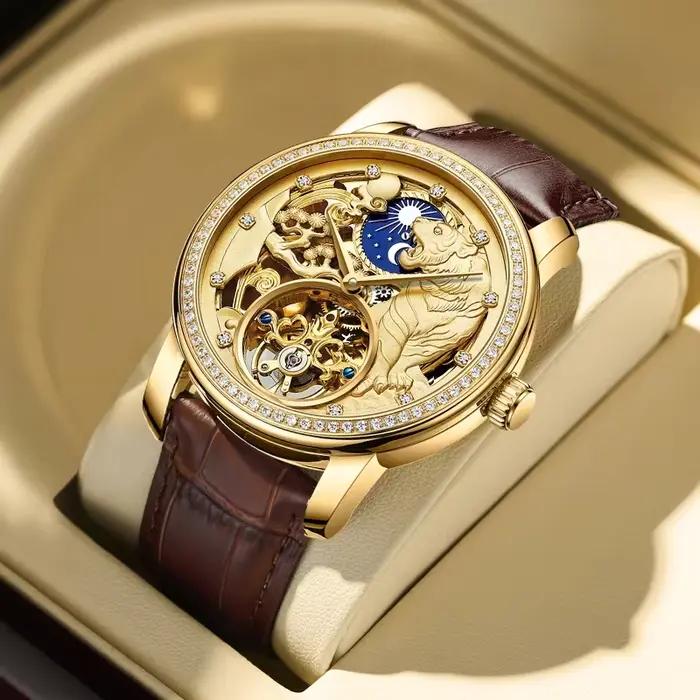 Montres de sport Tiger Design avec tourbillon
