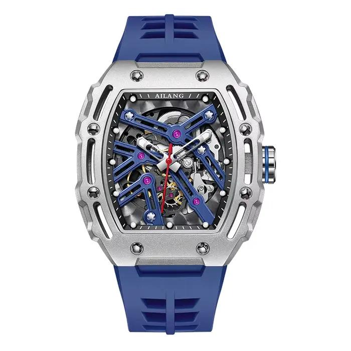 Montre Daniel Gorman Squelette Tonneau Automatique Edition Limitée pour Homme Occasions Spéciales Elégance et Précision