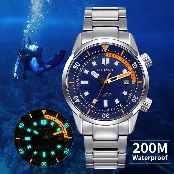BERNY – montre de plongée pour hommes