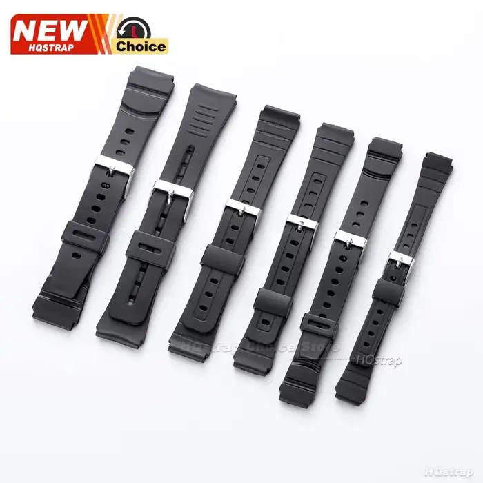 12/14/16/18/20/22mm Bracelet en caoutchouc pour Casio