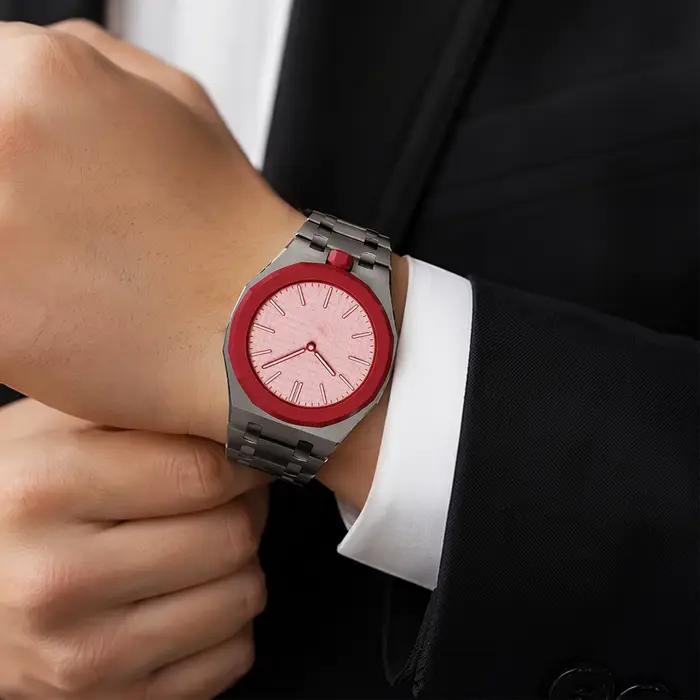 Bracelet de montre de remplacement en acier inoxydable pour Swatch X Royal Pop