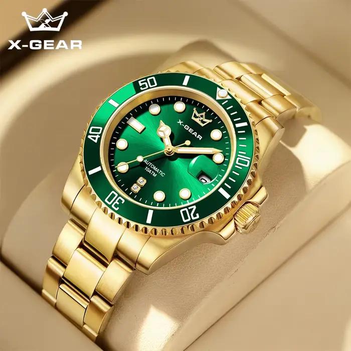 Montre X-GEAR Business en acier inoxydable