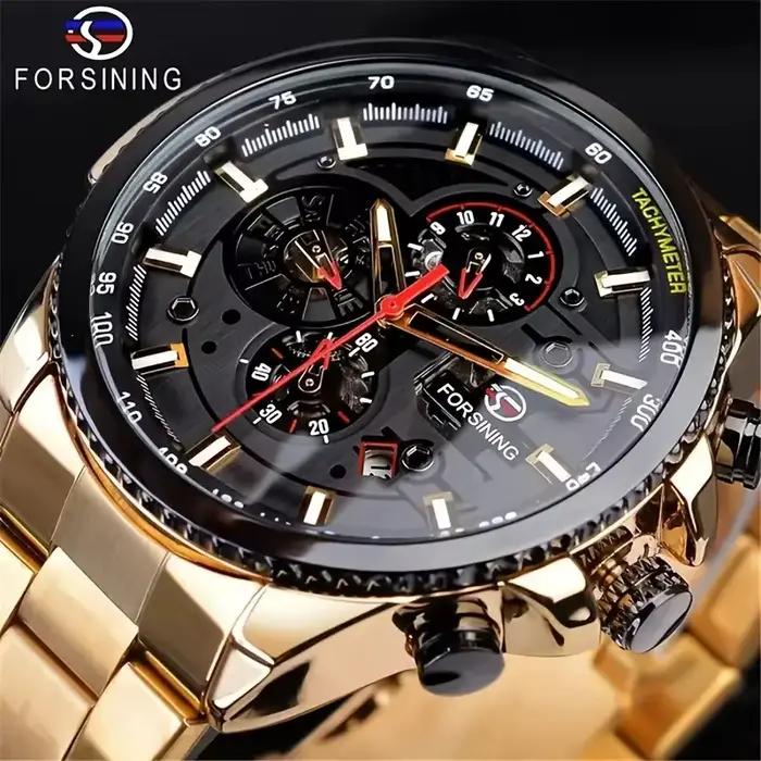 Montre mécanique automatique pour homme – Design squelette élégant