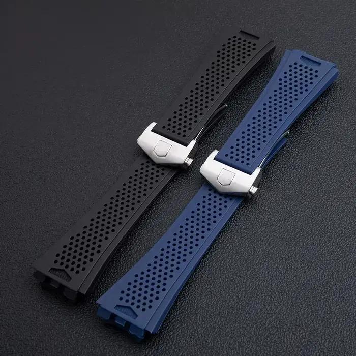 Bracelet de montre en caoutchouc souple pour collection de bracelets TAG HEUER