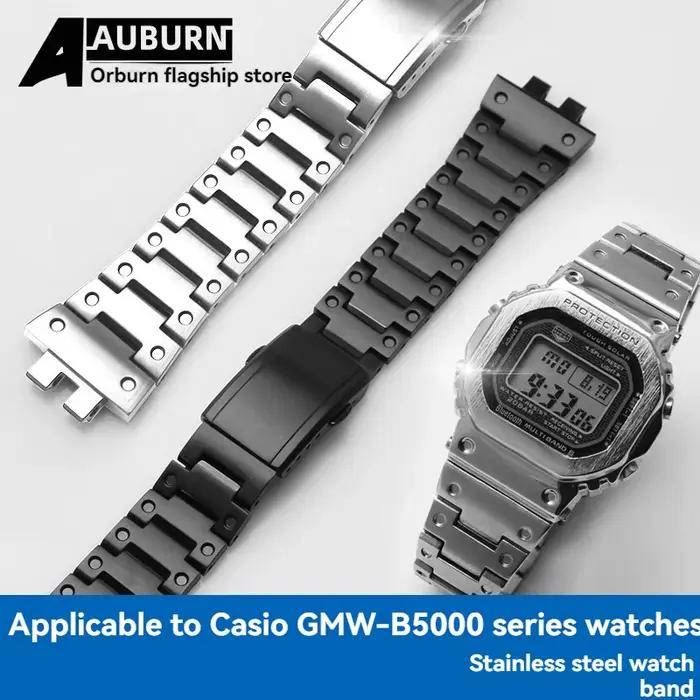B5000 Mod kit boîte en acier inoxydable bracelet de lunette pour g-shock 3459 gmwb5000 kit