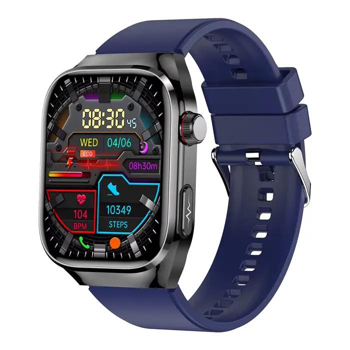Montre connectée ESTG TK16 Pro pour homme avec suivi de la fréquence cardiaque et moniteur de sommeil occasions sportives et quotidiennes