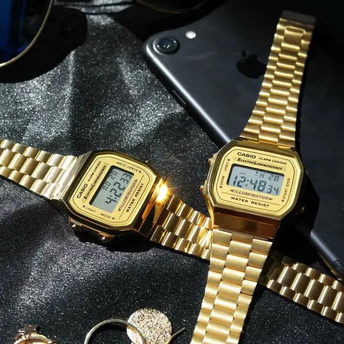 Montre numérique à quartz étanche pour hommes et femmes