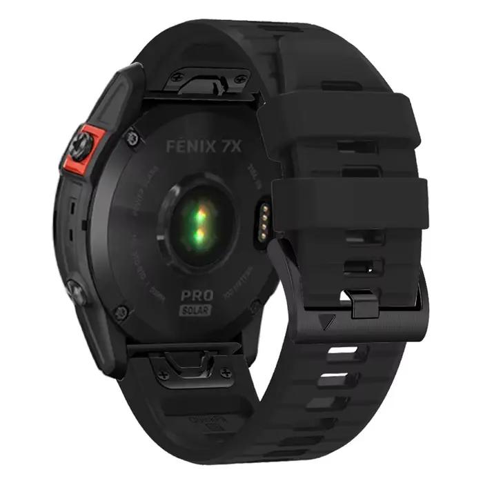 26mm/22mm Bracelet de montre pour Garmin Epix Pro Gen 2 47MM 51MM Epix Gen 2 47MM Bracelet en Silicone Quickfit Bracelet de montre intelligente