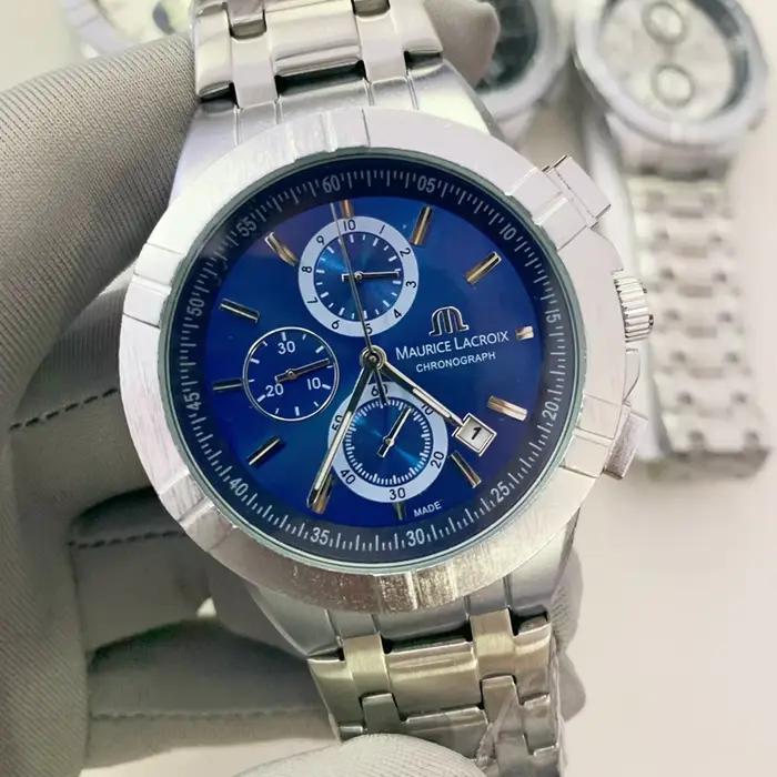 Montres Maurice Lacroix Chronographe Multifonction Hommes Sport Affaires Couleurs Variées Occasions Spéciales