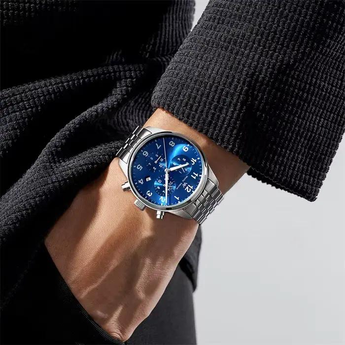 WM montre automatique montres mécaniques étanche multifonctionnel affaires hommes