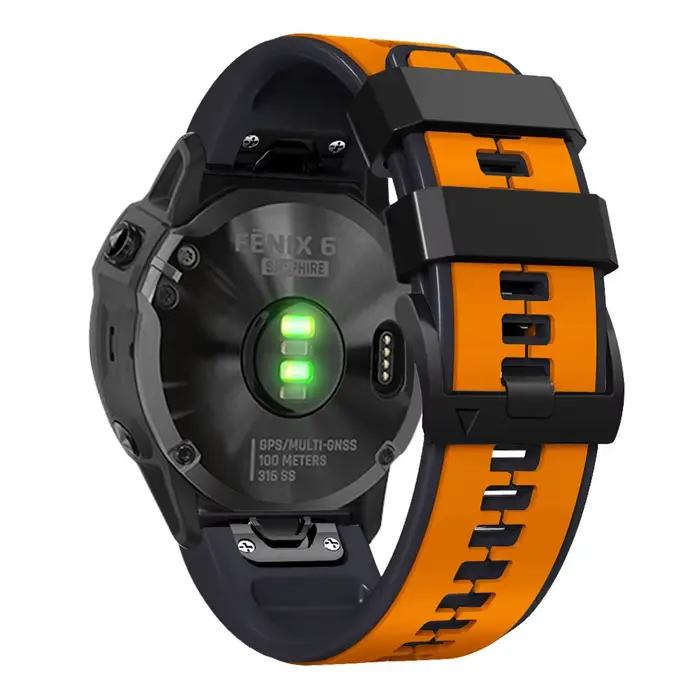 Bracelet de montre en Silicone QuickFit pour Garmin Epix Pro Gen 2 51MM 47MM Bracelet de montre pour Garmin Fenix 6X 6 Pro 5X 5 Plus 7X 7 Bracelet