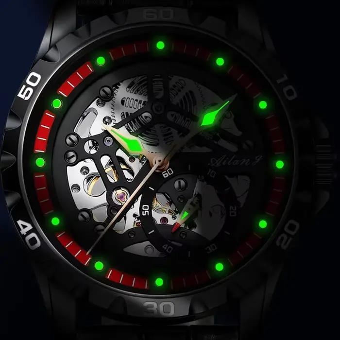 Montre de sport automatique squelette AILANG neuve