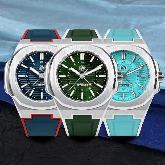 San Martin Hommes Montre Nouveau 43mm Gstuff Classique D'affaires De Luxe existent Mécanique Montres