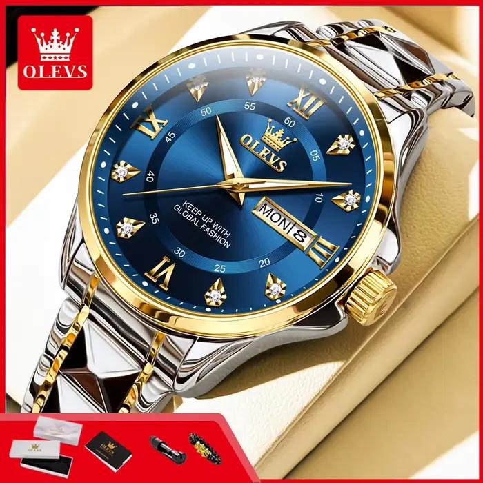 Montre-bracelet à quartz OLEVS 2906 pour homme