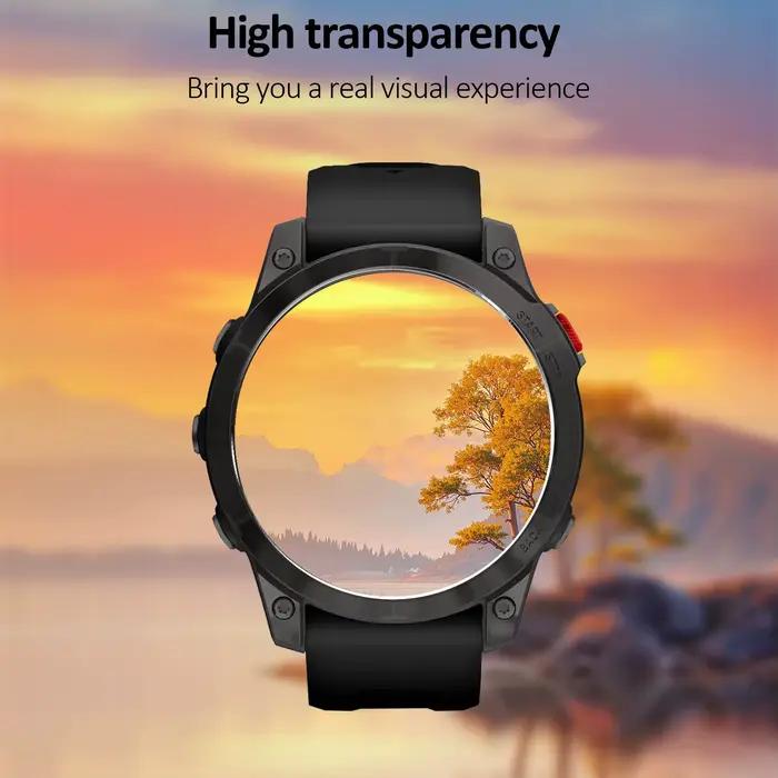 Protecteur d'écran pour montre intelligente Garmin Epix Gen 2/Epix Pro Gen 2, Film de protection anti-rayures en verre trempé 47mm 51mm, 2 pièces