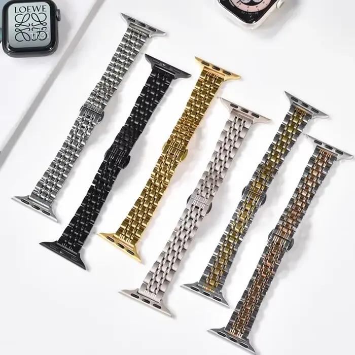Bracelet de montre mince en acier inoxydable