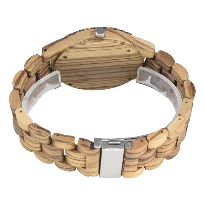 Montre-bracelet en bois pour hommes