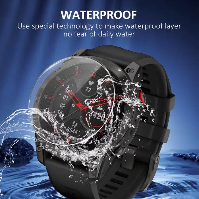 Protecteur d'écran pour montre intelligente Garmin Epix Gen 2/Epix Pro Gen 2, Film de protection anti-rayures en verre trempé 47mm 51mm, 2 pièces