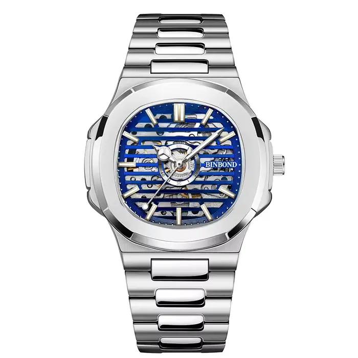 Montre automatique tourbillon de luxe pour homme