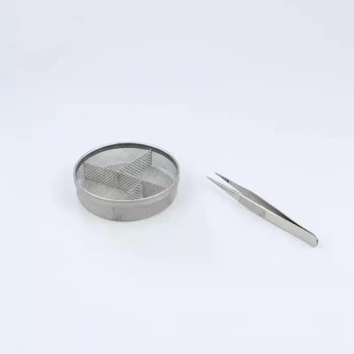 Panier de nettoyage en maille d'acier inoxydable pour montres - Pièces de machine à nettoyer